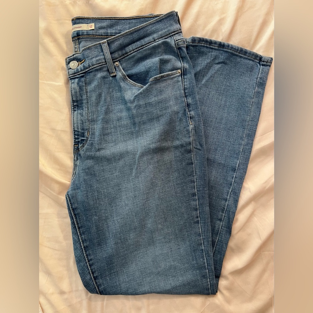 Levi’s Classic Straight Leg Stretchy Denim, 12